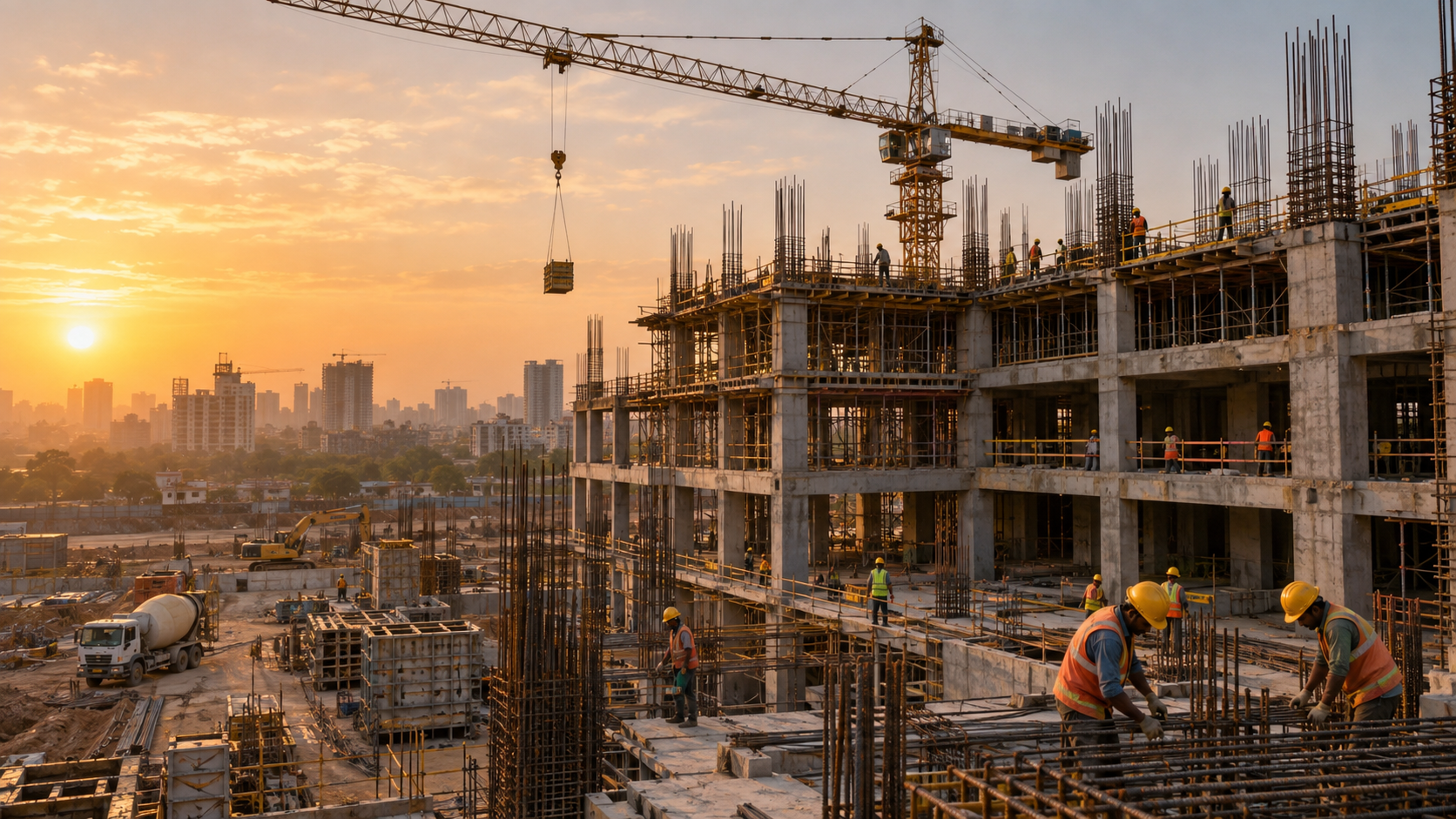 Civil construction site by VNA Developers