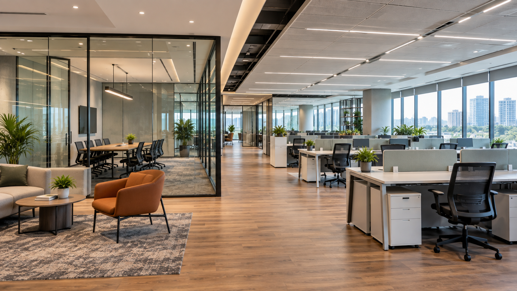 Modern corporate interior fit-out