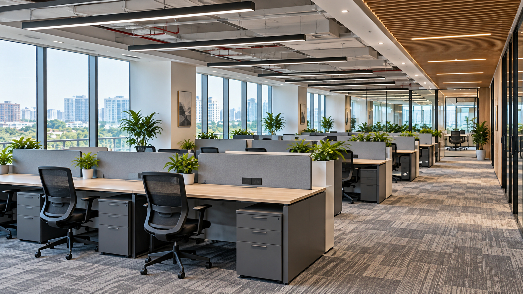 Modular office workstations and storage units